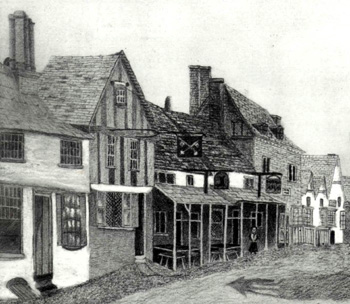 The Cross Keys, Boot and Curriers Arms in 1798